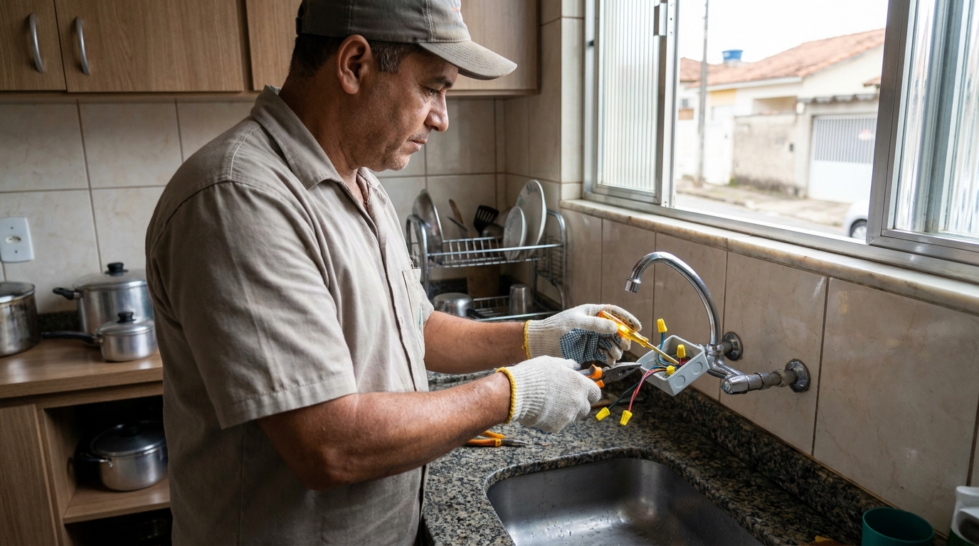 Adequação de Ponto Elétrico na Vila Universal, Betim‑MG