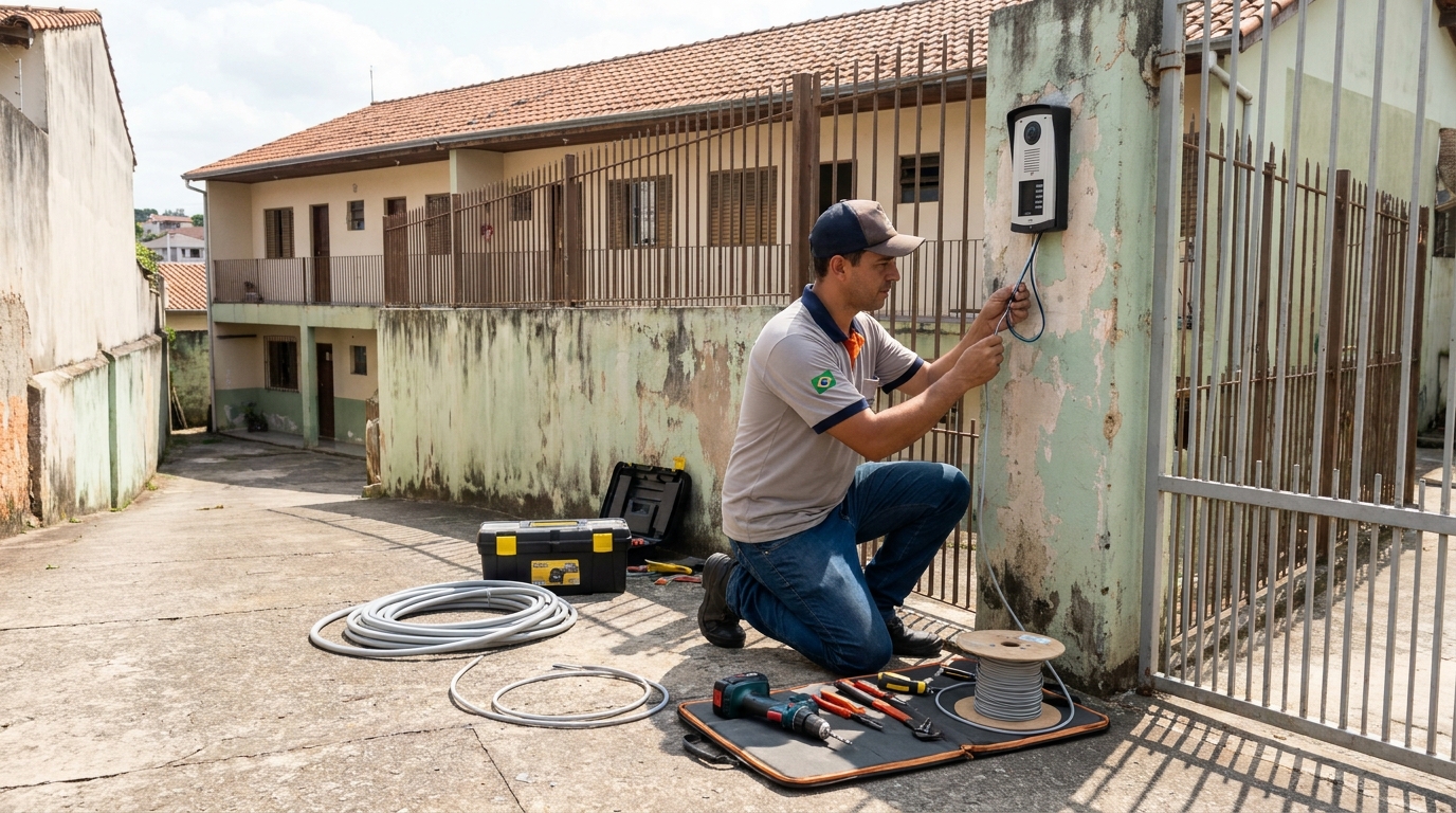 Instalação de Porteiro Eletrônico na Bela Vista, Betim‑MG