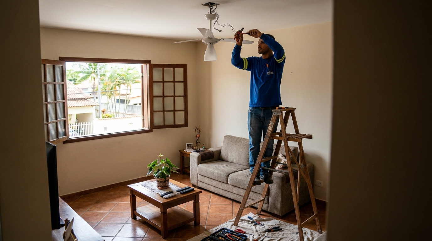 Reforço de Suporte no Teto no Petrópolis, Betim‑MG