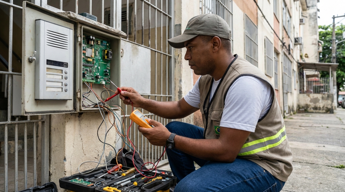 Reparo de Placa e Campainha na Nossa Senhora das Graças, Betim‑MG